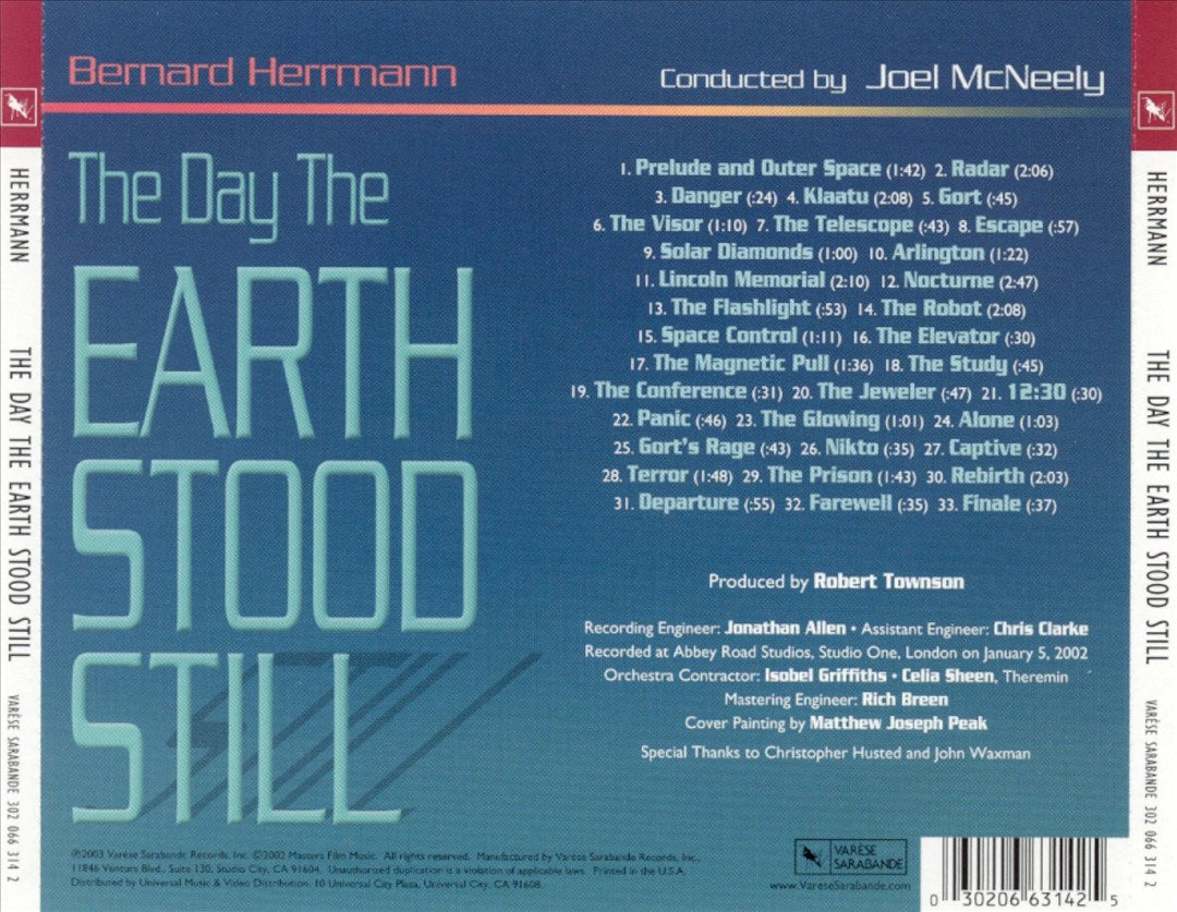 The Day the Earth Stood Still [Varese] cover art
