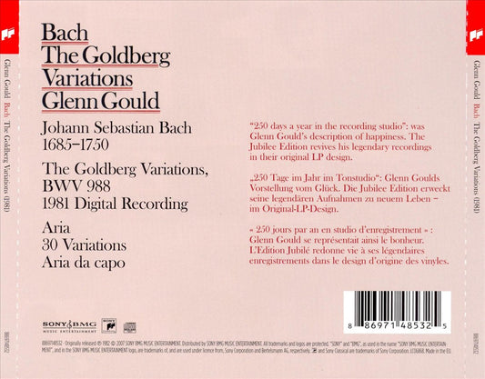 Bach: The Goldberg Variations [1981 Recording] cover art