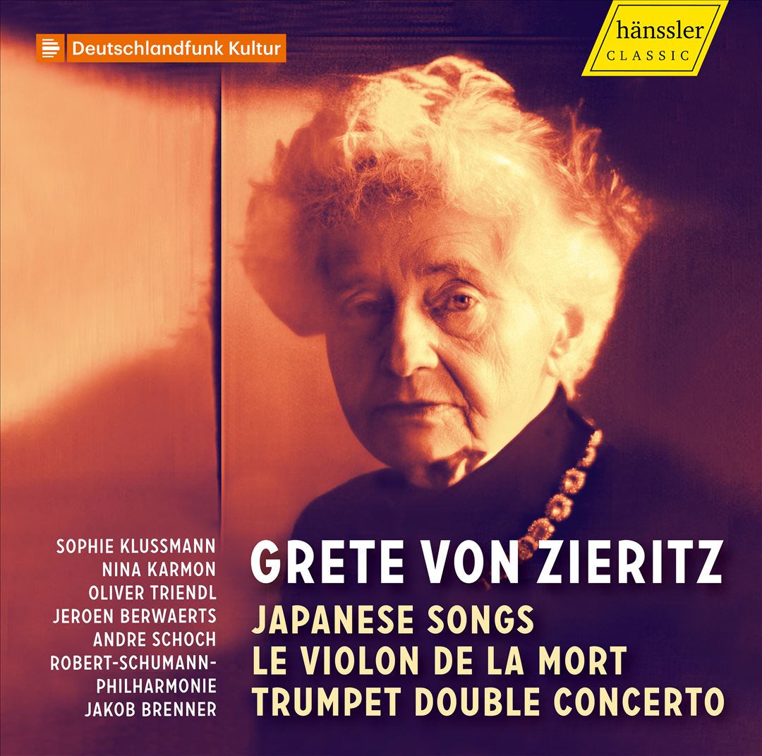 Grete von Zieritz: Japanese Songs; Le Violon de la Mort; Trumpet Double Concerto cover art