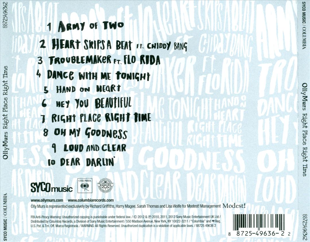 Right Place Right Time cover art