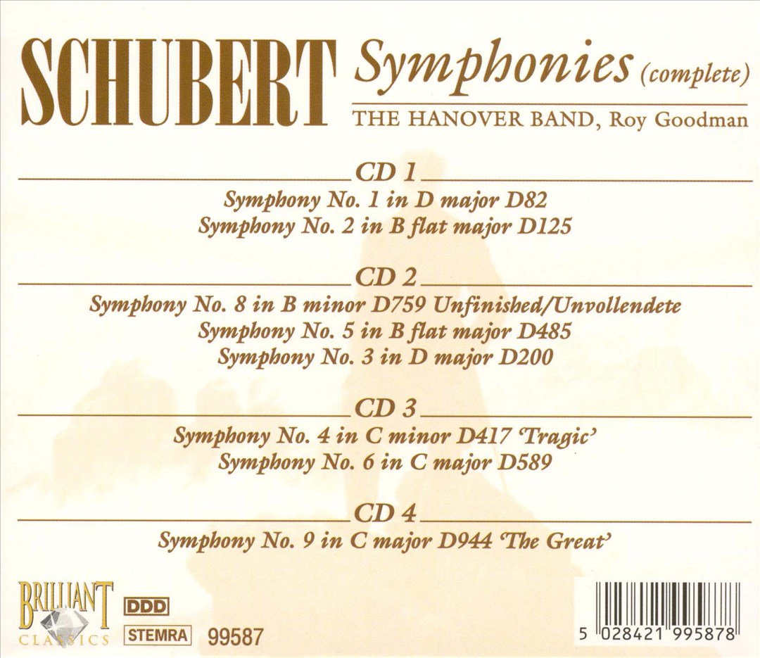 Schubert: Complete Symphonies (Box Set) cover art