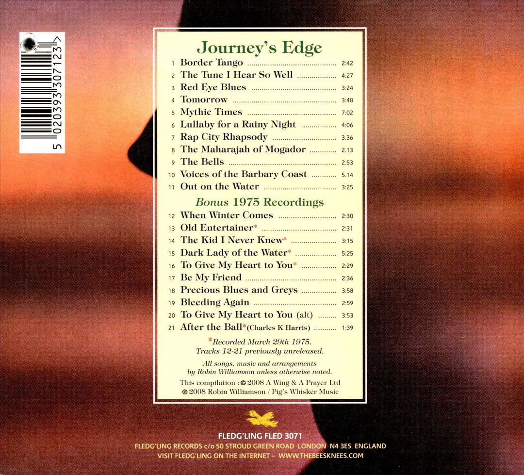 Journey's Edge [Bonus Tracks] cover art