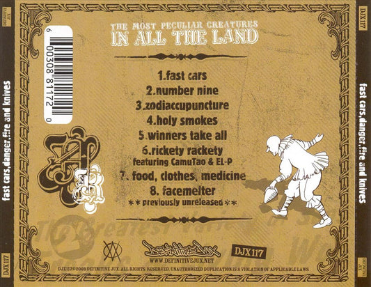 Fast Car, Danger, Fire and Knives [Bonus Track] cover art