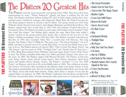 20 Greatest Hits [TeeVee] cover art