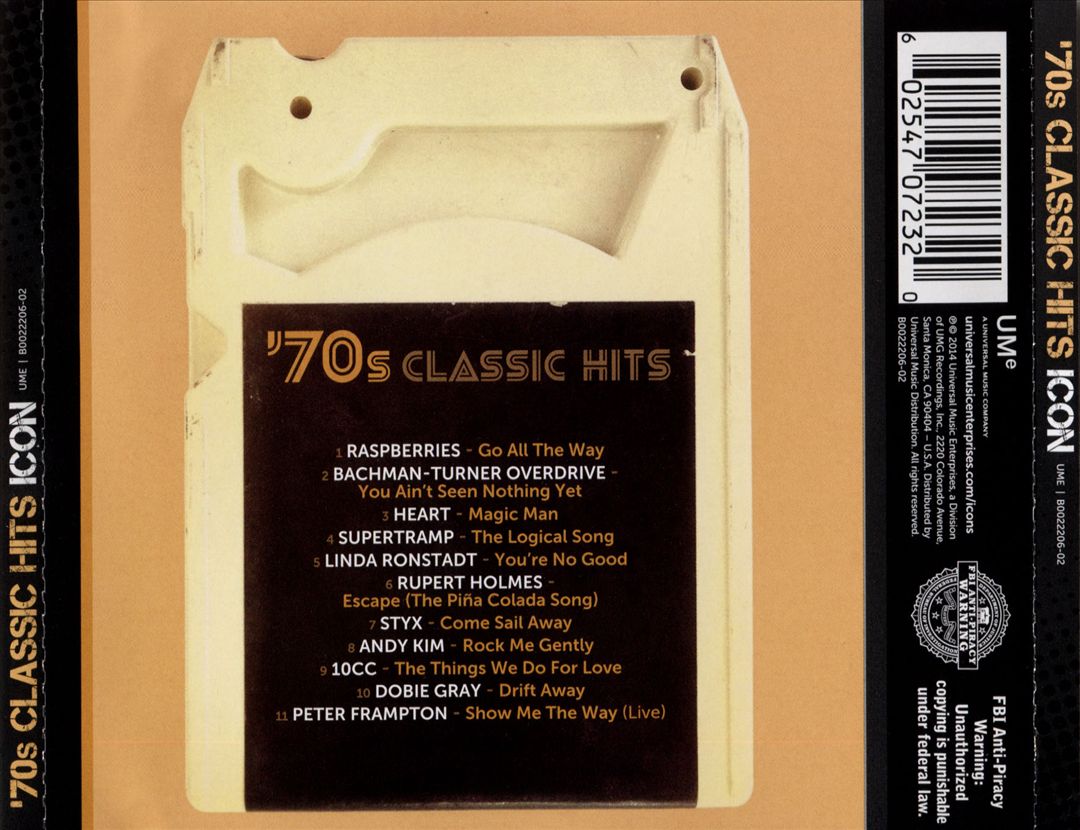 '70s Classic Hits cover art