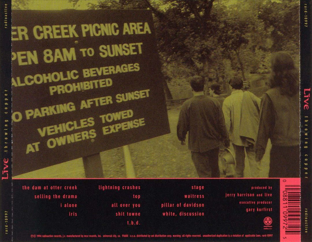 Throwing Copper cover art