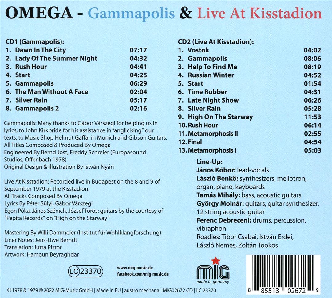 Gammapolis/Live at the Kisstadion cover art