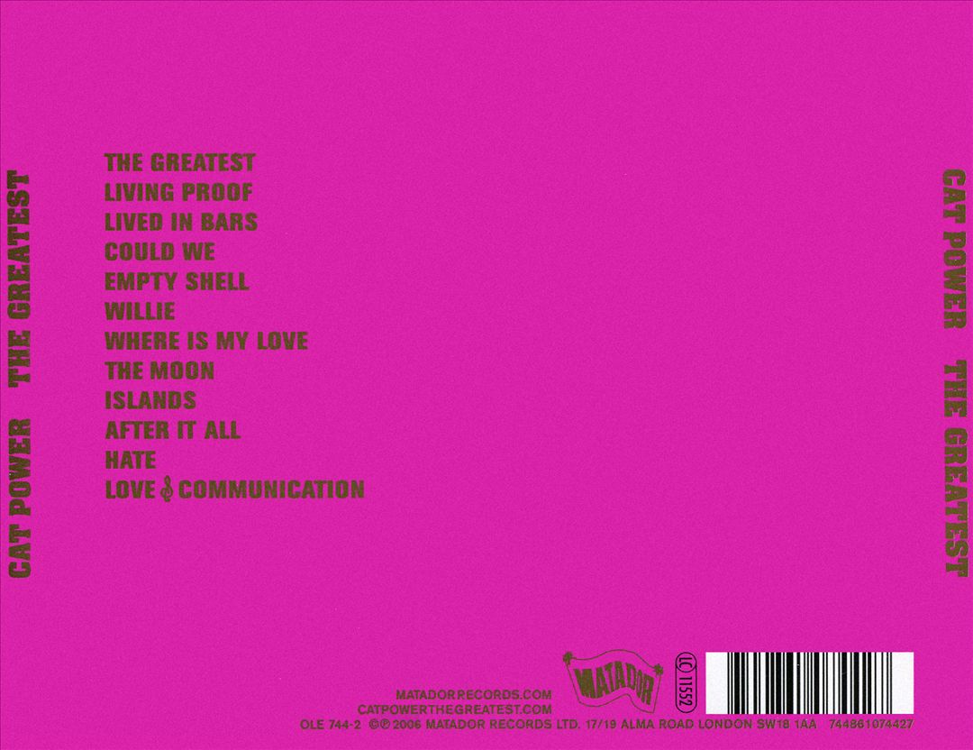Greatest cover art