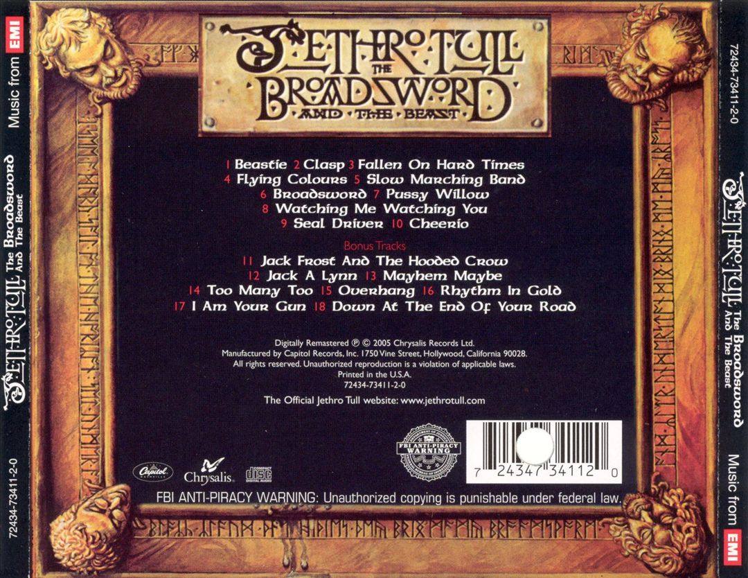 The Broadsword and the Beast [Bonus Tracks] cover art