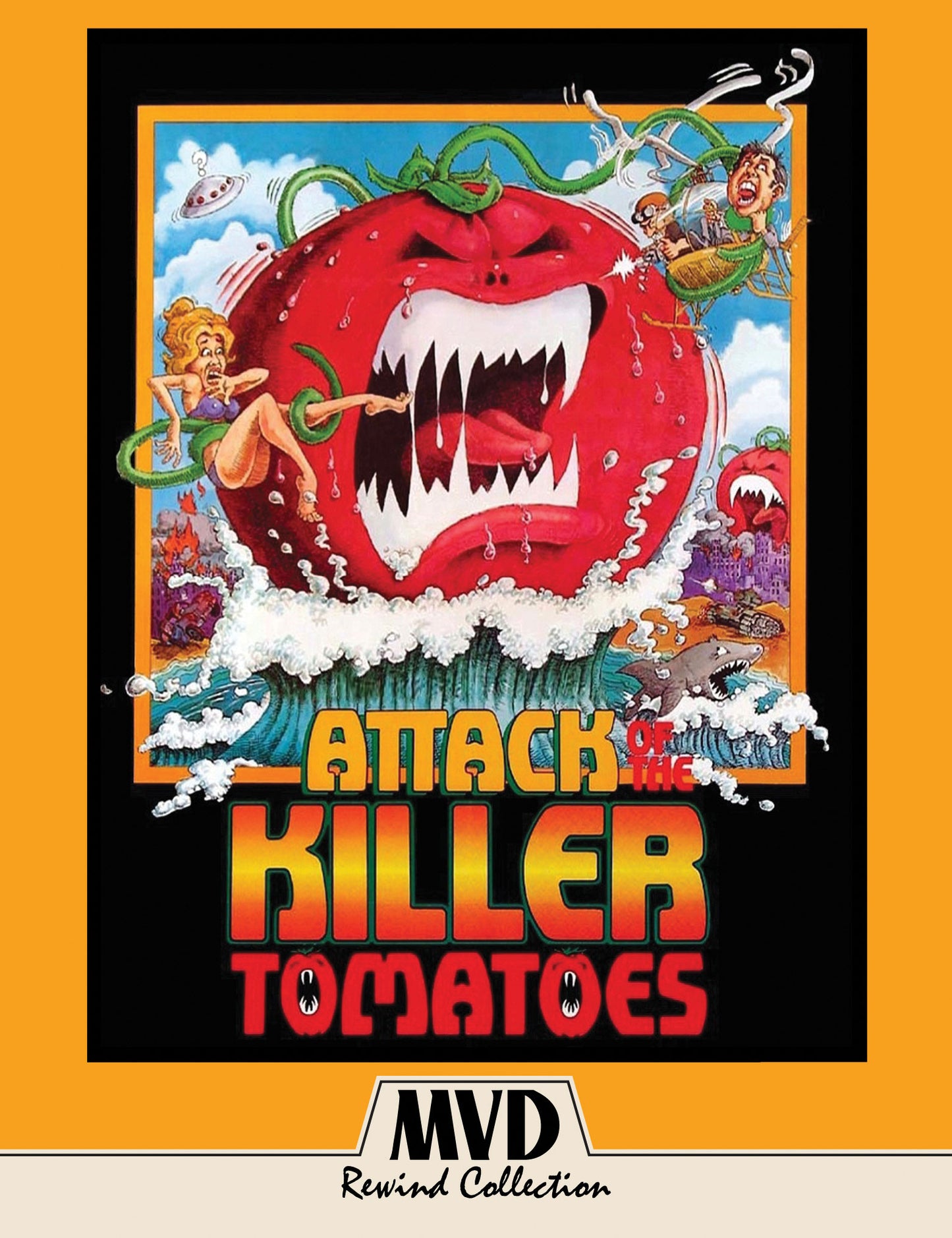Attack of the Killer Tomatoes [Blu-ray/DVD] [2 Discs] cover art