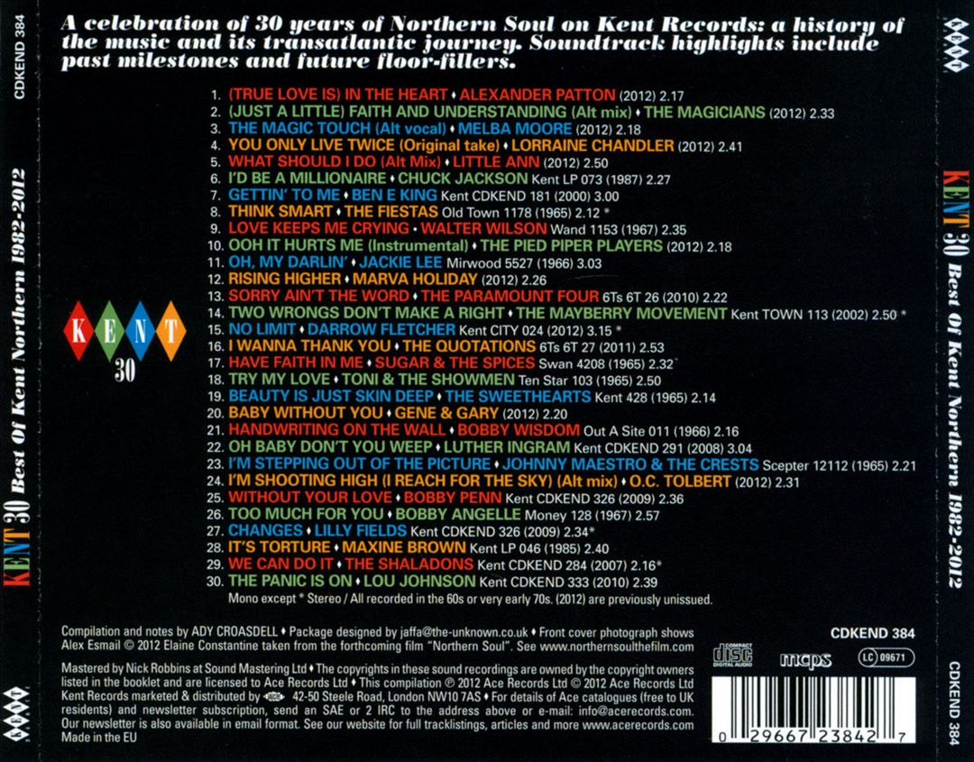 Kent 30: Best of Kent Northern 1982-2012 cover art