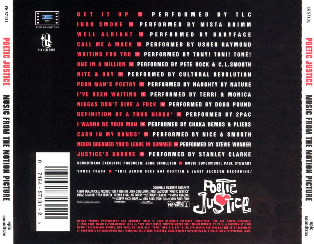 Poetic Justice [Original Soundtrack] cover art