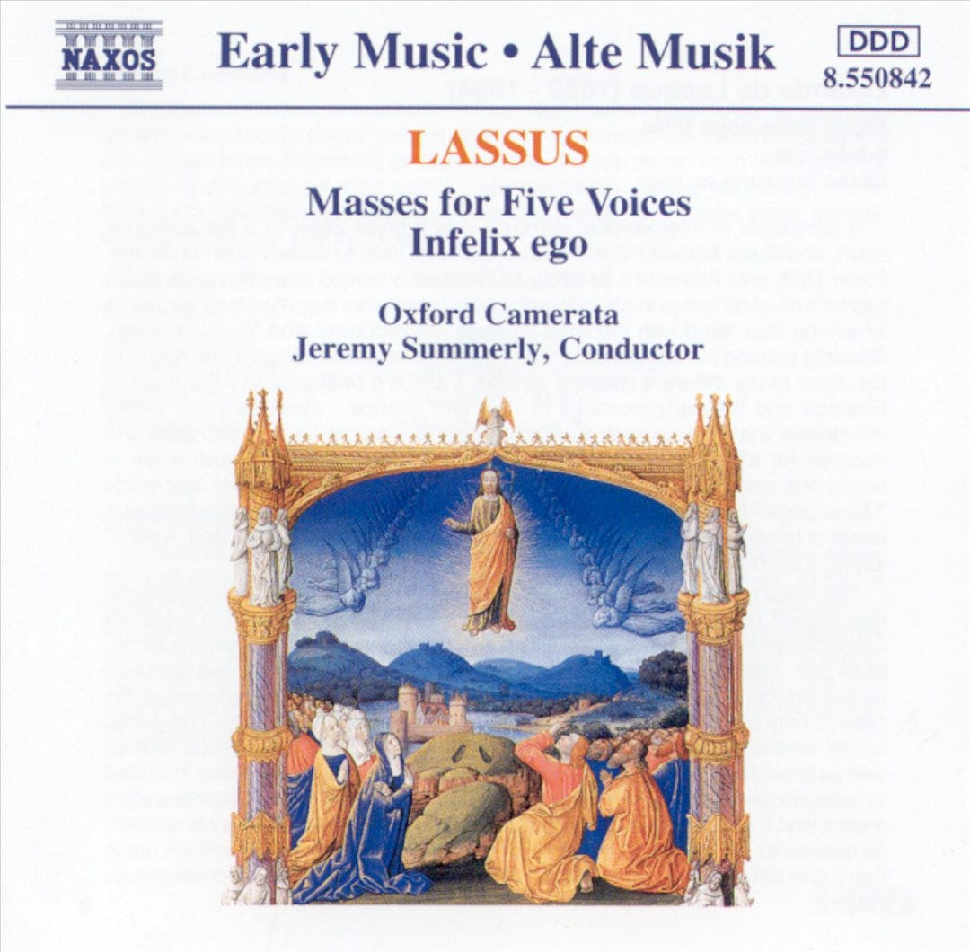 Lassus: Masses for Five Voices; Infelix ego cover art