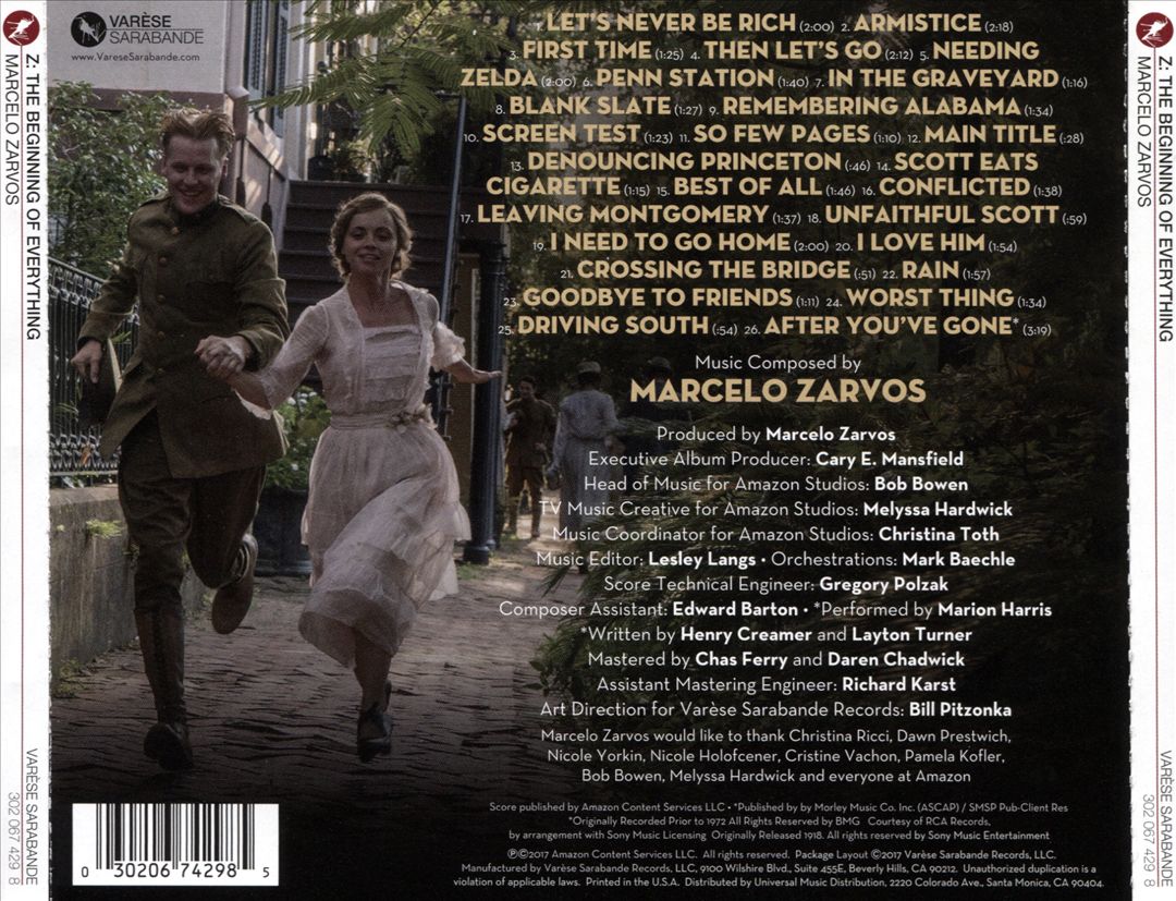 Z: The Beginning of Everything cover art