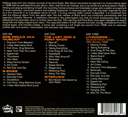 Bob Mould + The Last Dog and Pony Show + LiveDog98 cover art