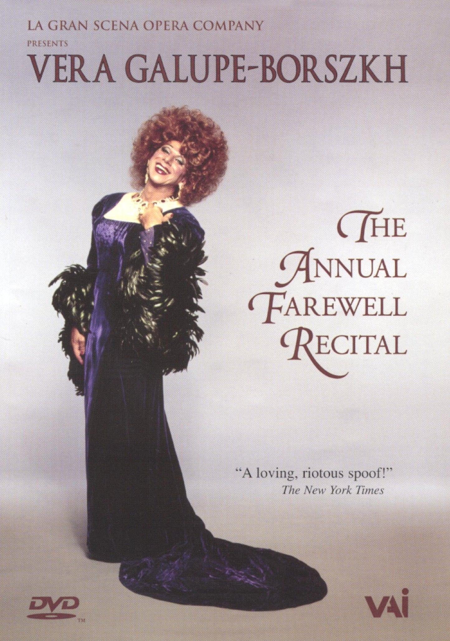 Vera Galupe-Borszkh - The Annual Farewell Recital (Taped Live:2003) cover art