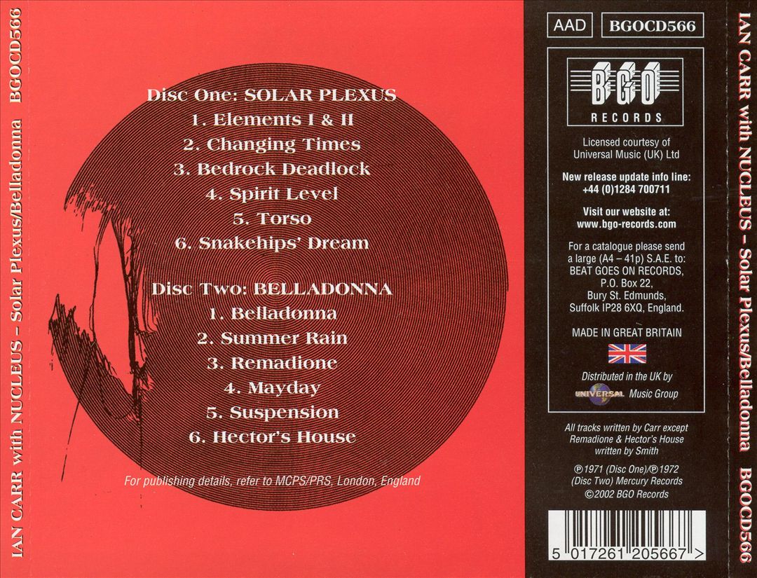 Solar Plexus/Belladonna cover art