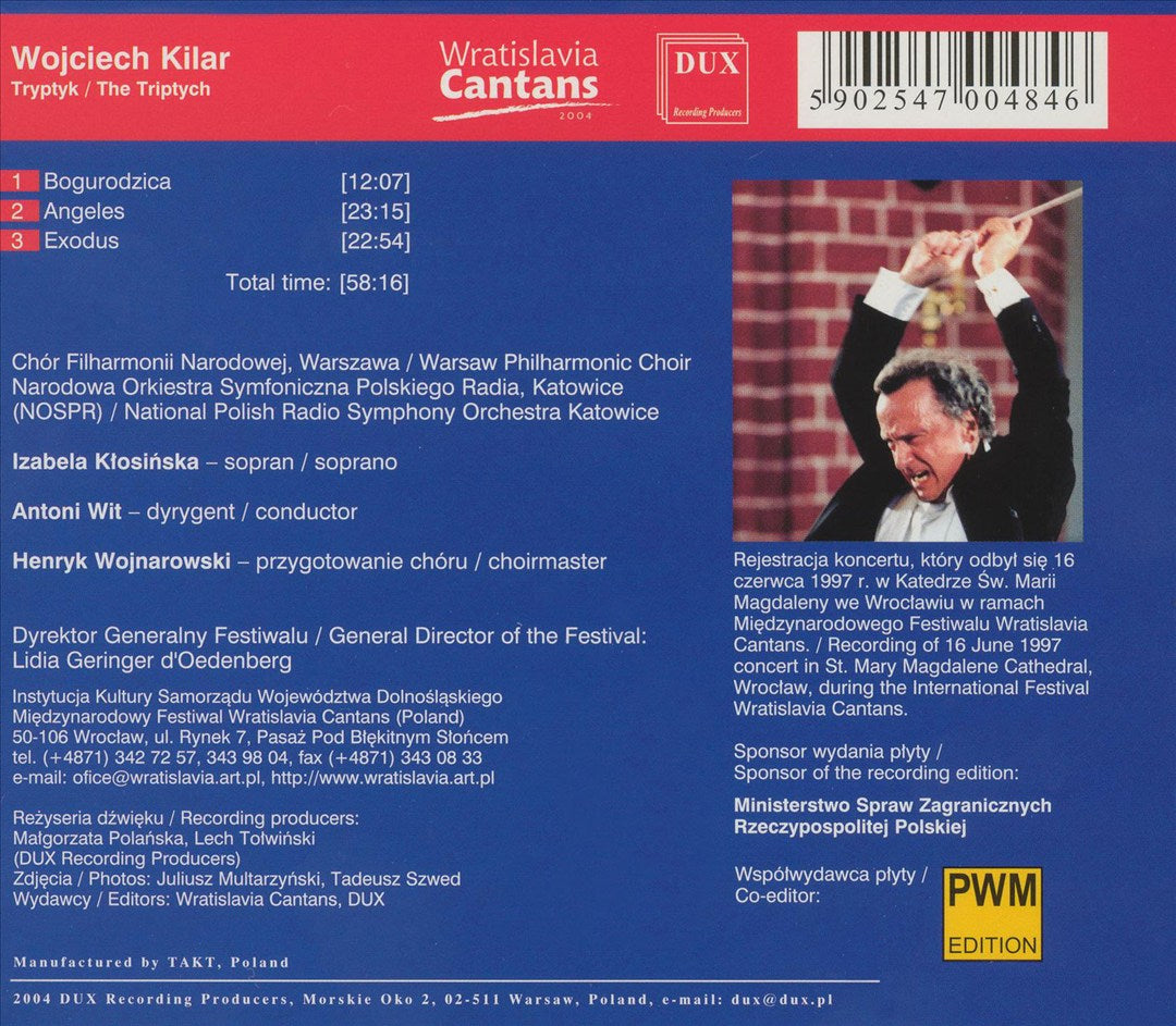 Wojciech Kilar: Tryptyk / The Triptych cover art