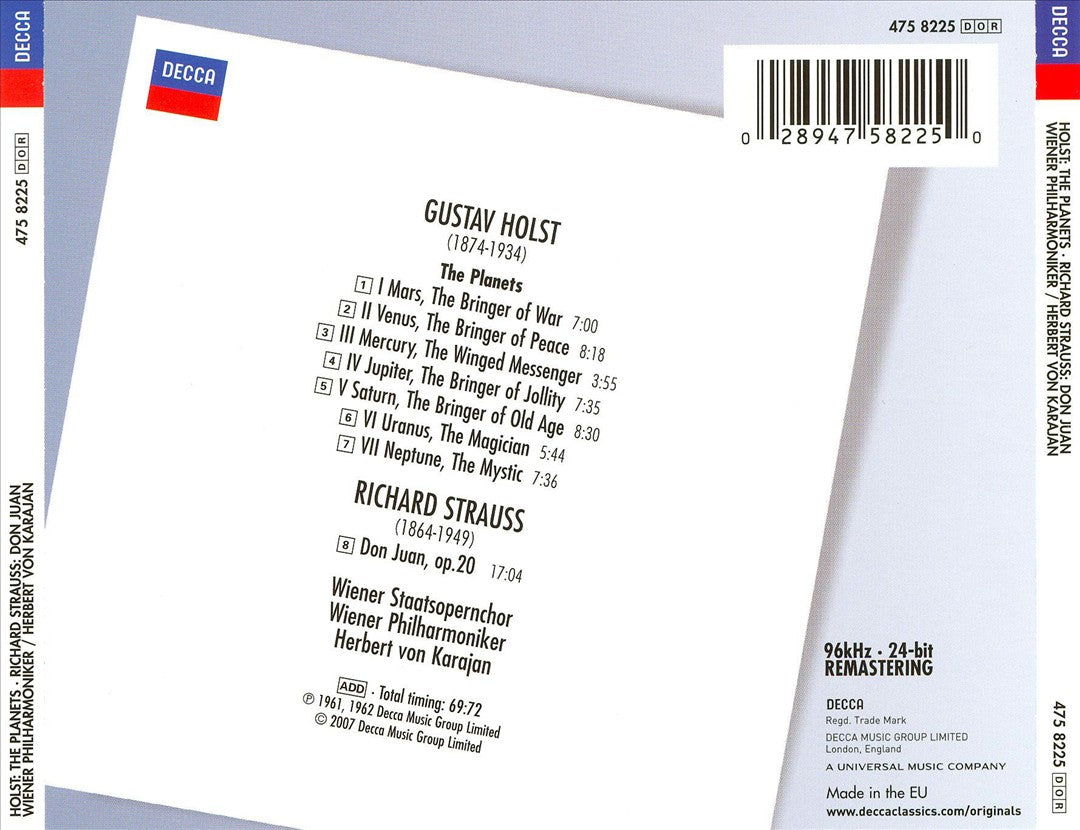 Holst: The Planets cover art