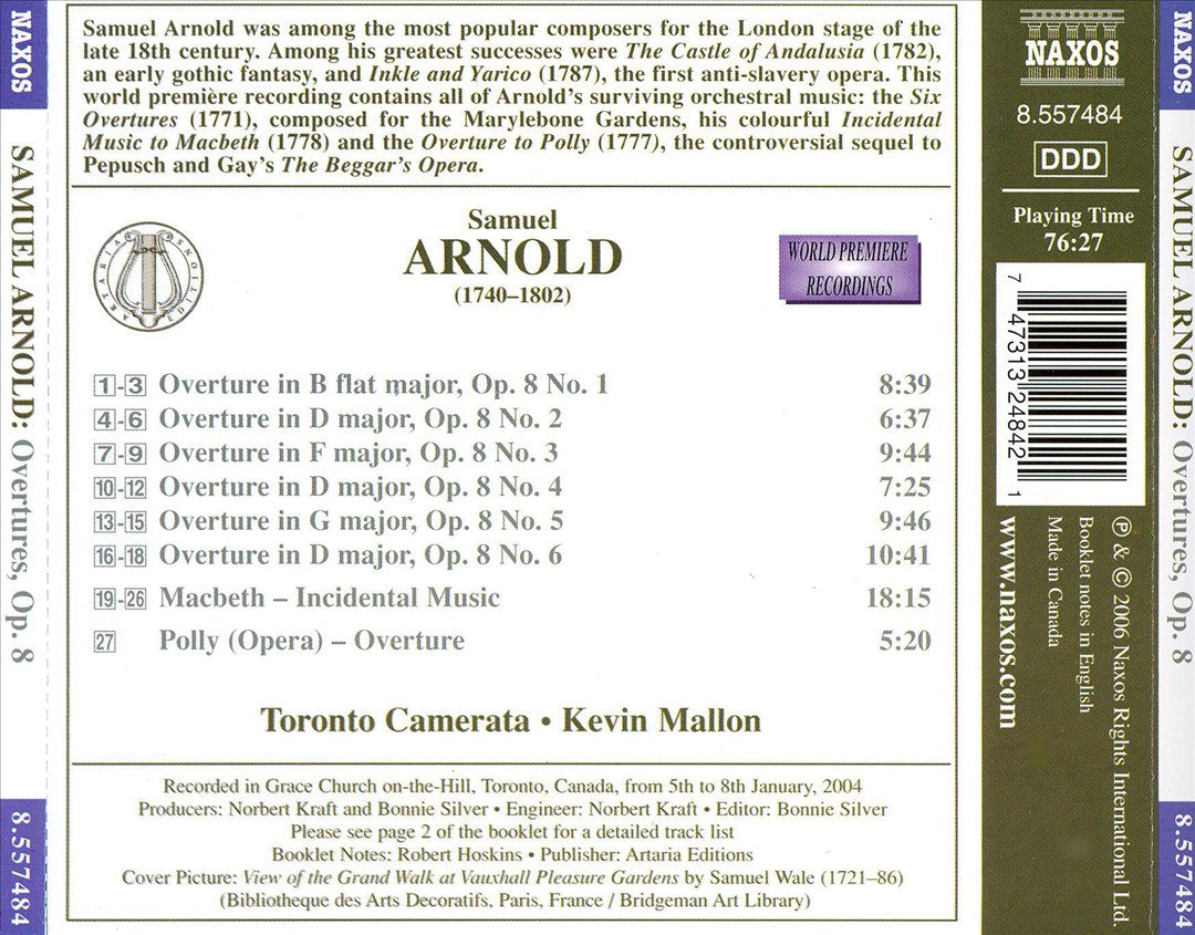 Arnold: Overtures, Op. 8; Incidental Music to Macbeth cover art
