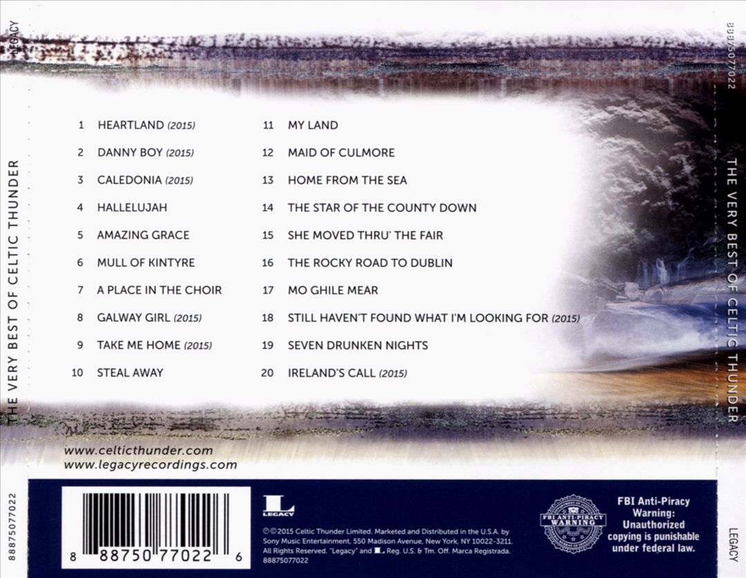 Very Best of Celtic Thunder cover art