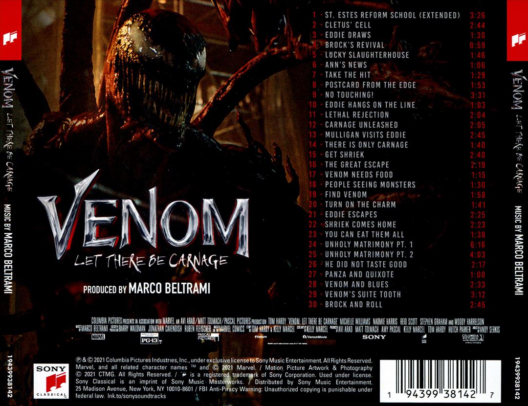 Venom: Let There Be Carnage [Original Motion Picture Soundtrack] cover art