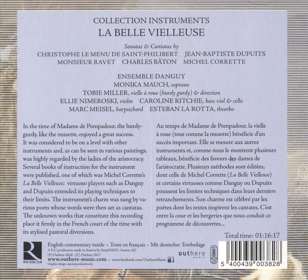 Belle Vielleuse: The Virtuoso Hurdy Gurdy in 18th Century France cover art