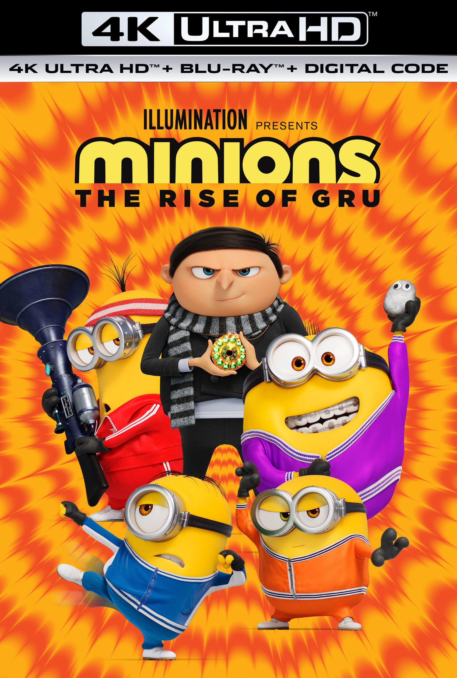 Minions: The Rise of Gru [Includes Digital Copy] [4K Ultra HD Blu-ray/Blu-ray] cover art