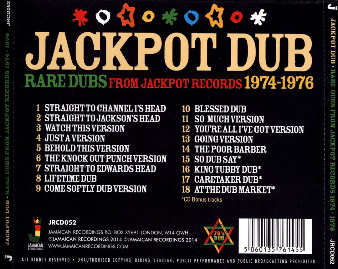 Jackpot Dub: Rare Dubs From Jackpot Records 1974-1976 cover art