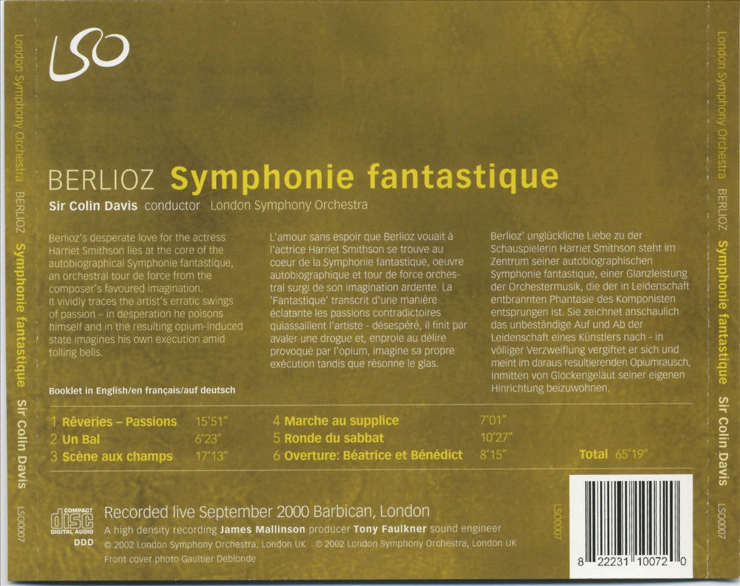 Berlioz: Symphonie fantastique cover art