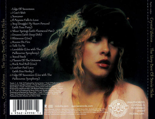 Crystal Visions: The Very Best of Stevie Nicks cover art