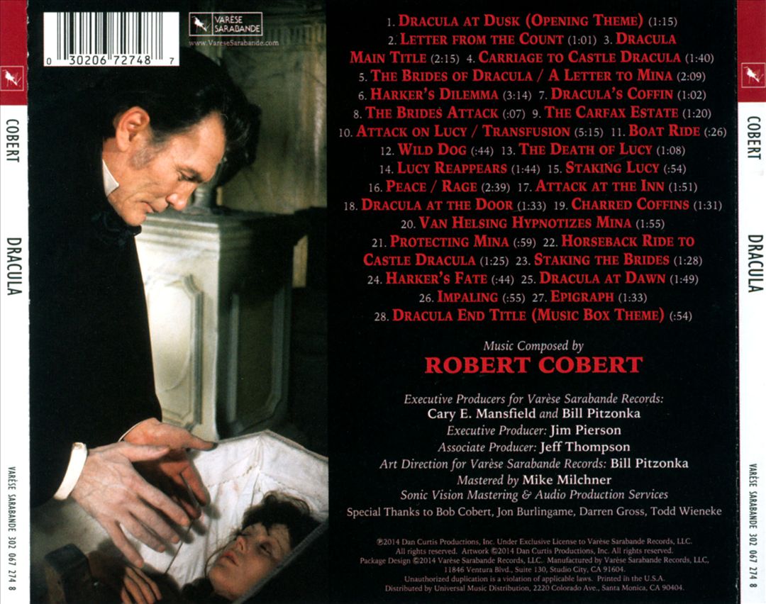 Dan Curtis' Dracula [Original Motion Picture Soundtrack] cover art