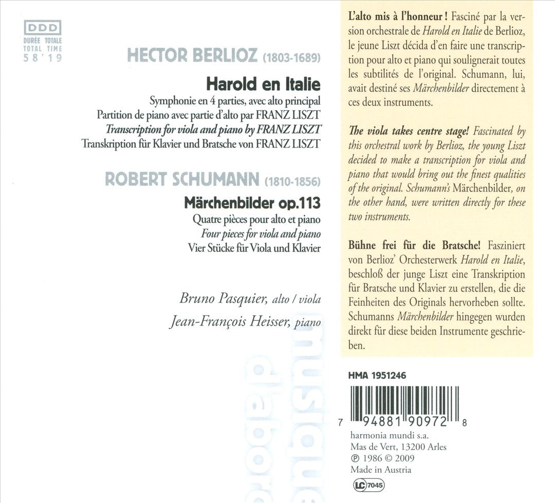 Berlioz: Harold en Italie cover art