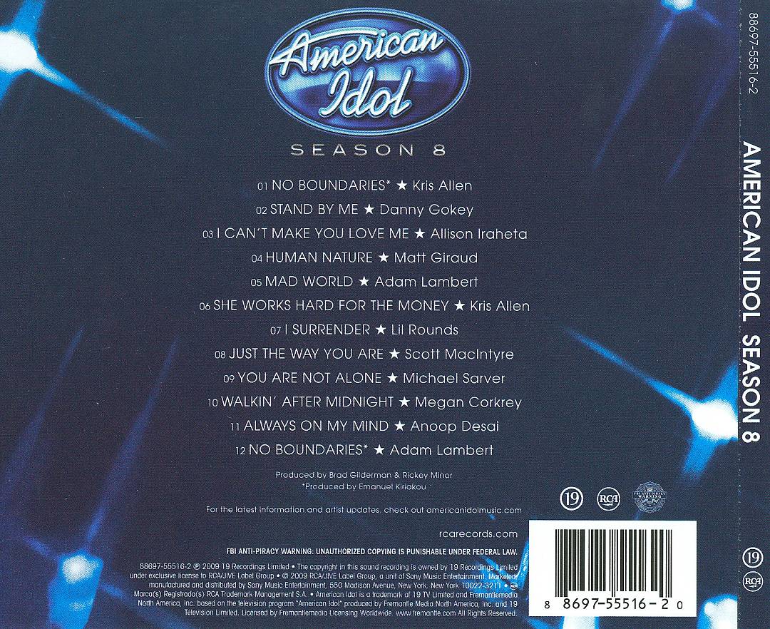 American Idol: Season 8 (Wal-Mart) cover art