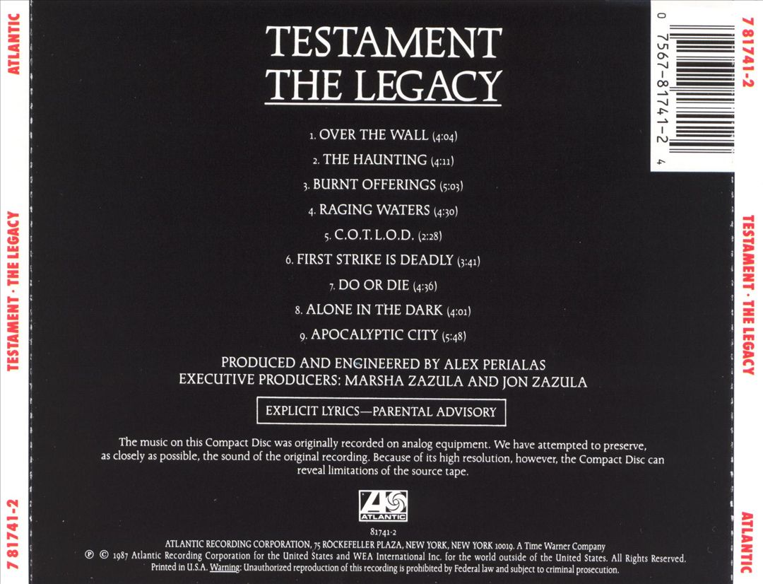 Legacy cover art