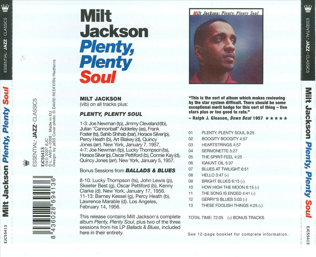 Plenty, Plenty Soul cover art