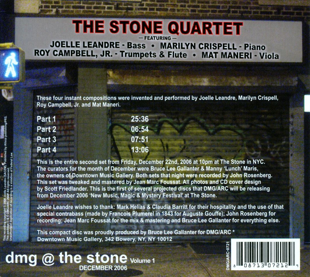 DMG @ The Stone, Vol. 1 cover art
