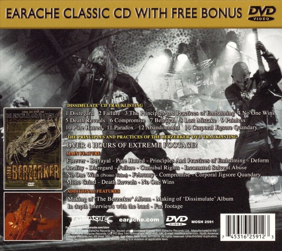 Dissimulate [CD/DVD] cover art