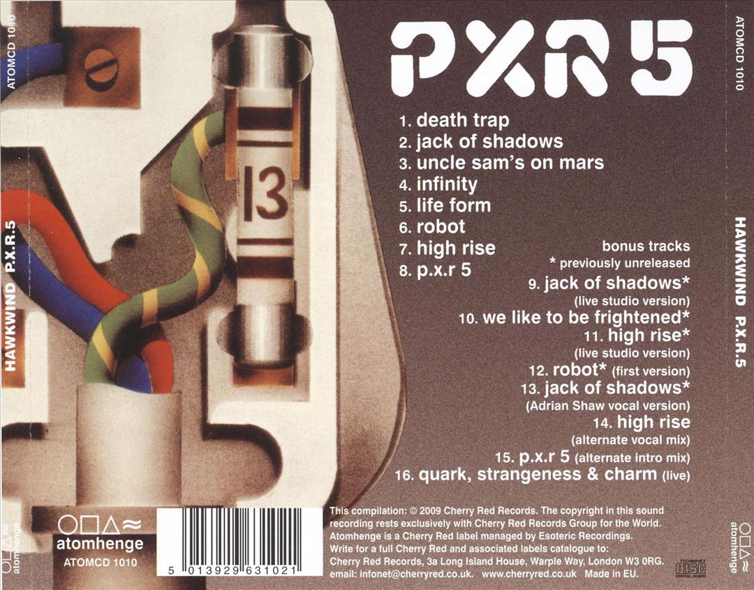 P.X.R.5 [Bonus Tracks 2009] cover art