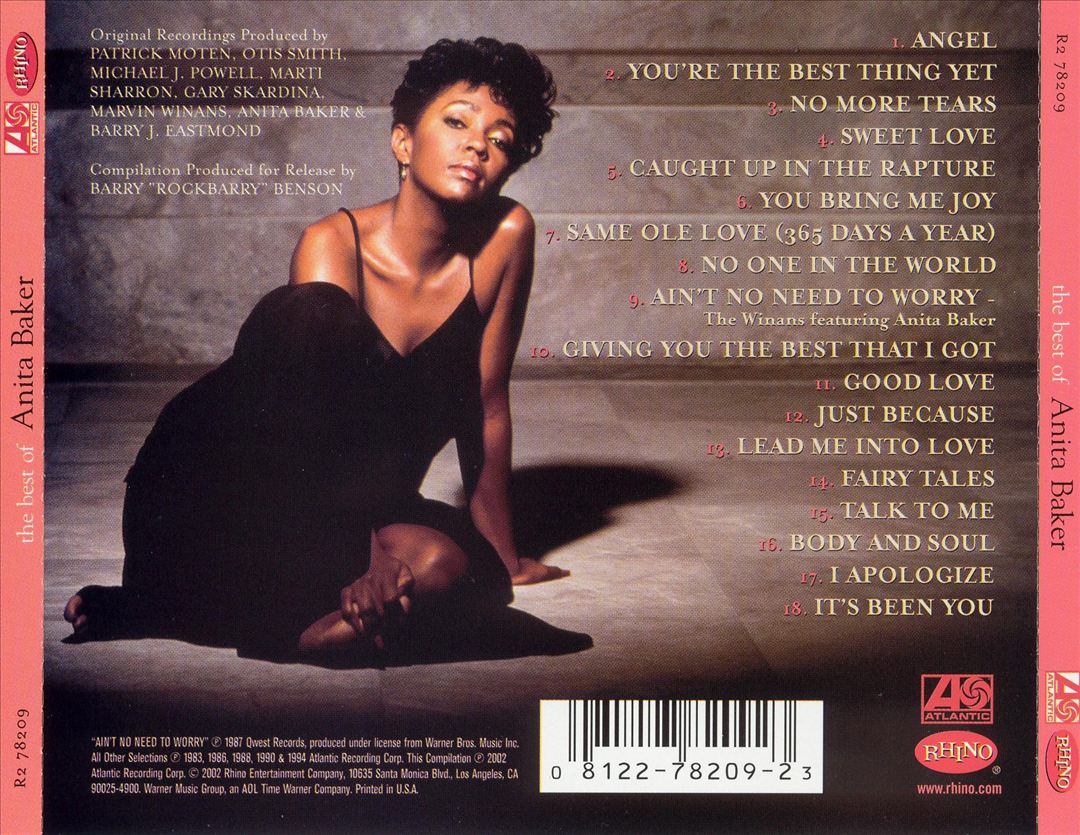 Best of Anita Baker cover art