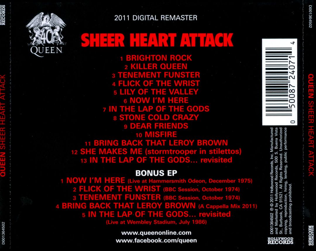 Sheer Heart Attack cover art