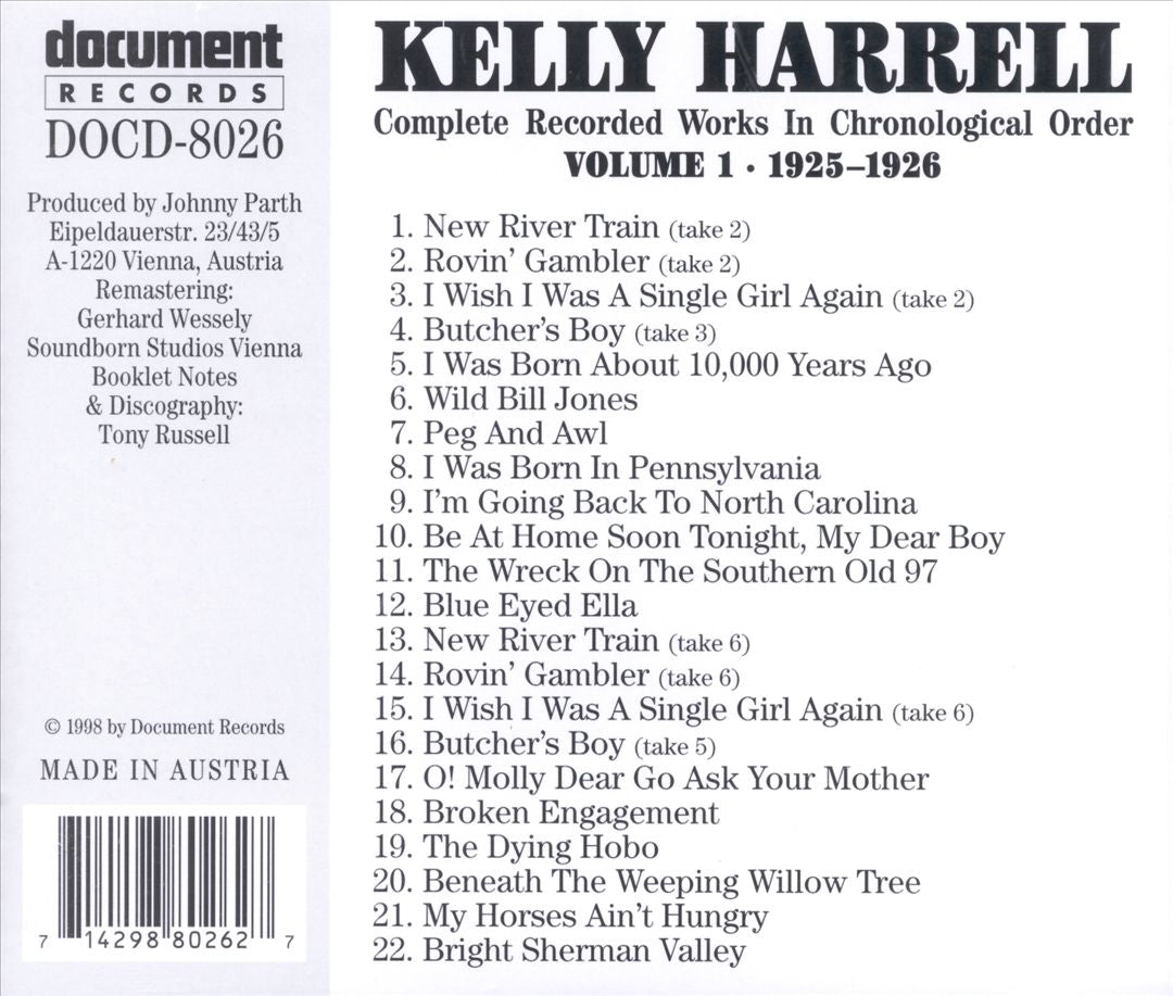 Complete Recorded Works, Vol. 1 (1925-1926) cover art