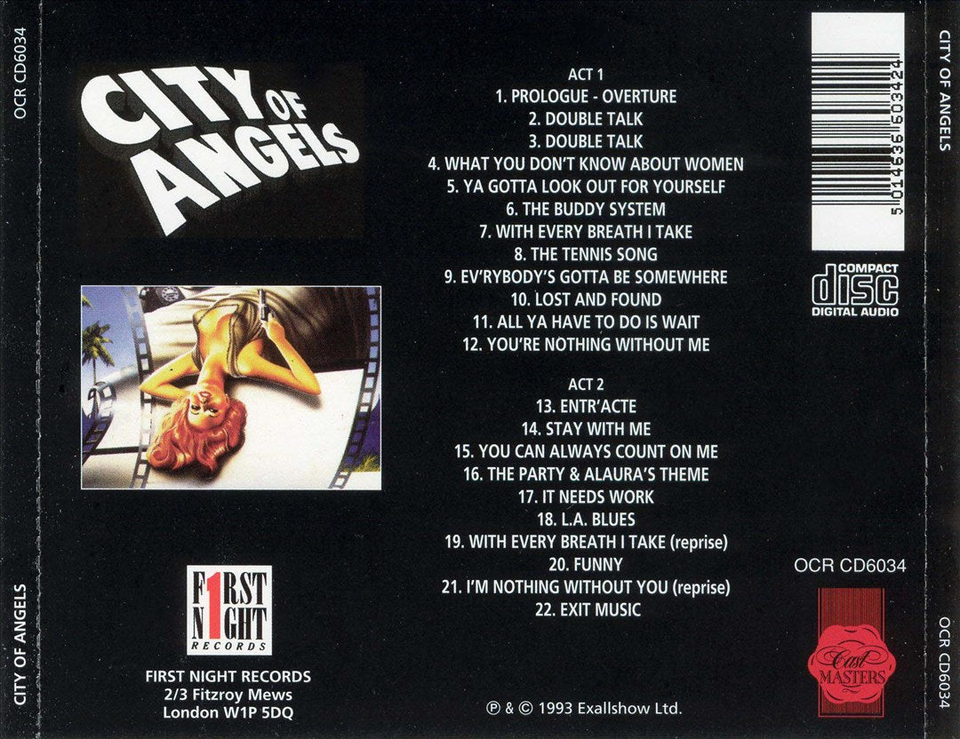 City of Angels [Original London Cast Recording] cover art