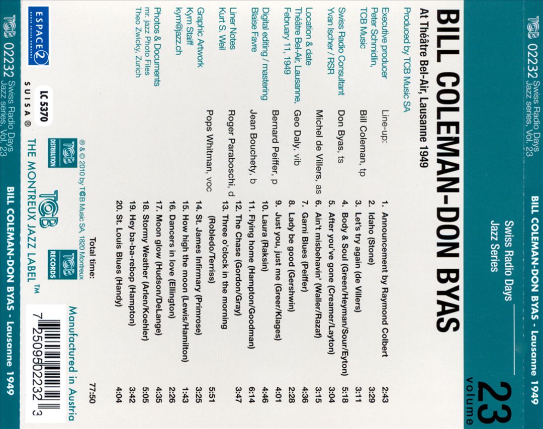 Swiss Radio Days, Vol. 23 cover art