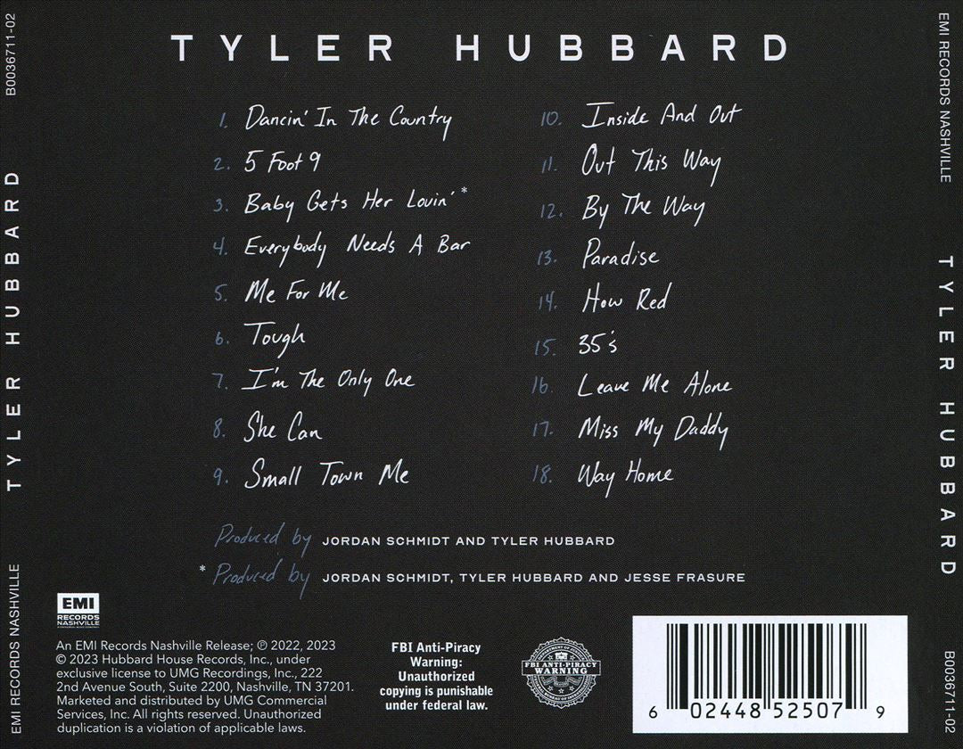 Tyler Hubbard cover art