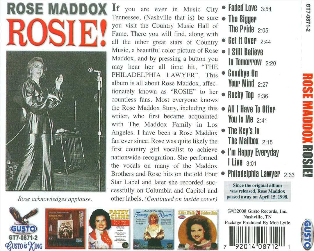 Rosie cover art