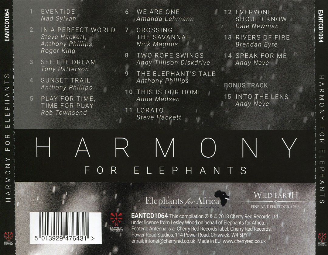 Harmony for Elephants cover art