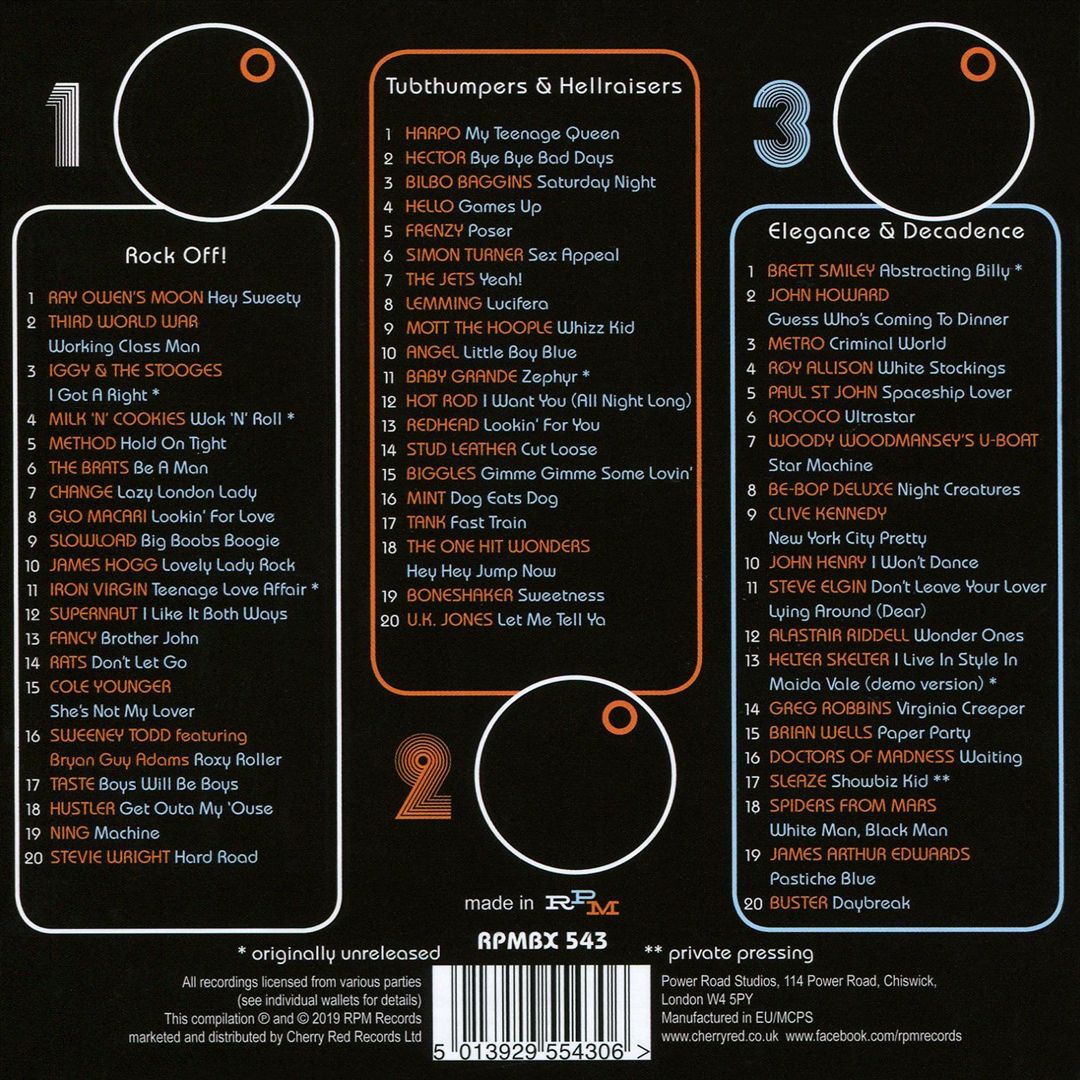 All the Young Droogs: 60 Juvenile Delinquent Wrecks, Rock 'N' Glam (And a Flavour of Bubblegum) from the 70’s cover art