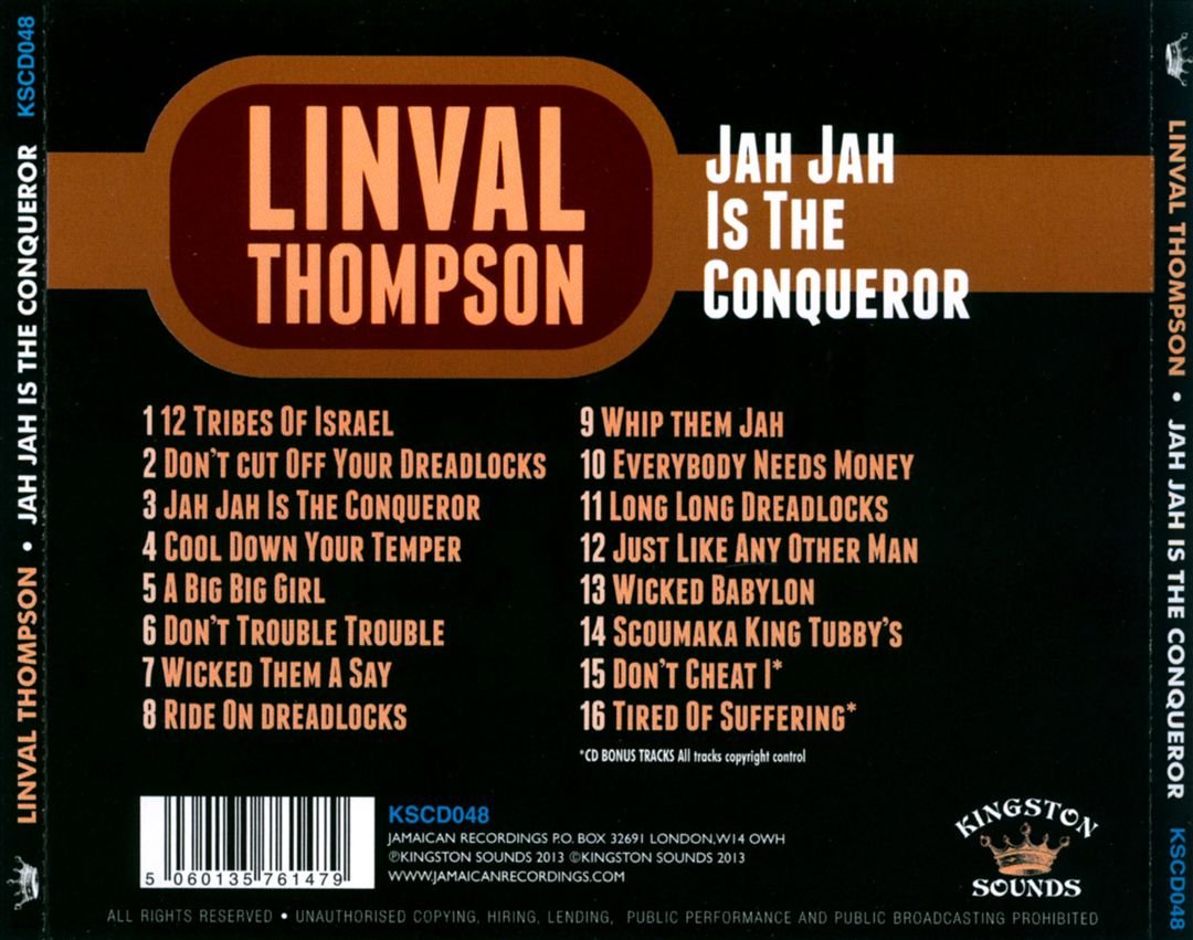 Jah Jah Is the Conquerer cover art