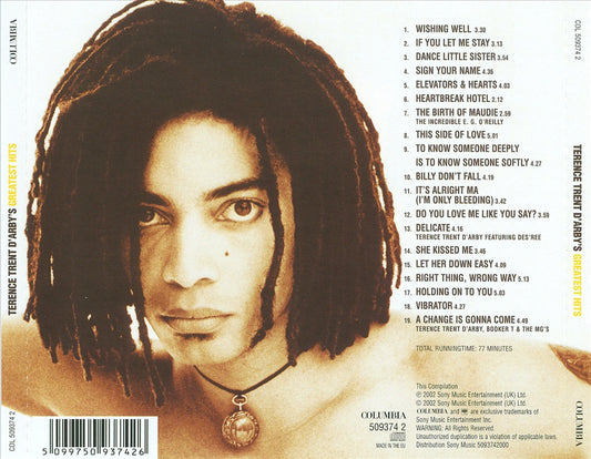 Terence Trent D'Arby's Greatest Hits cover art